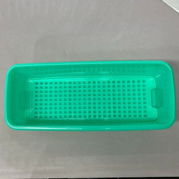 TUPPERWARE Bread Celery Vegetable Keeper Container Jadeite Green 782 892 Vintage - Picture 4 of 13